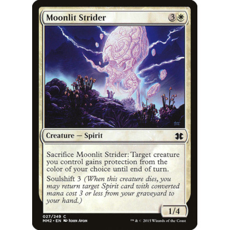 (Foil) Blanche - Moonlit Strider (C) [MM2]