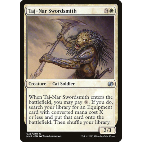 (Foil) Blanche - Taj-Nar Swordsmith (U) [MM2]