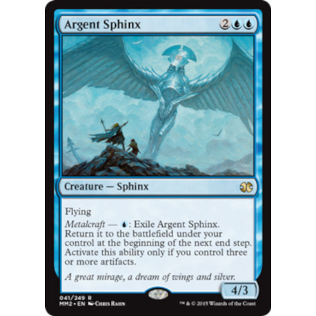 (Foil) Bleue - Argent Sphinx (R) [MM2]