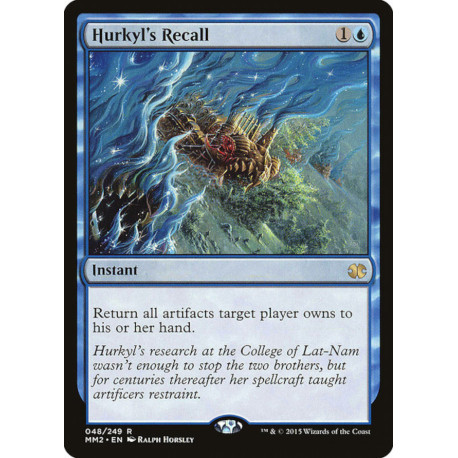 (Foil) Bleue - Hurkyl's Recall (R) [MM2]