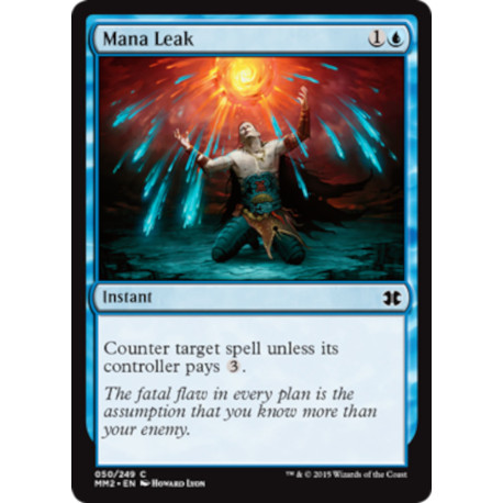 (Foil) Bleue - Mana Leak (C) [MM2]