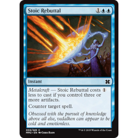 (Foil) Bleue - Stoic Rebuttal (C) [MM2]