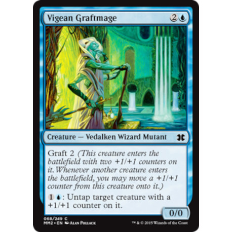 (Foil) Bleue - Vigean Graftmage (C) [MM2]