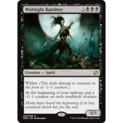 (Foil) Noire - Midnight Banshee (R) [MM2]