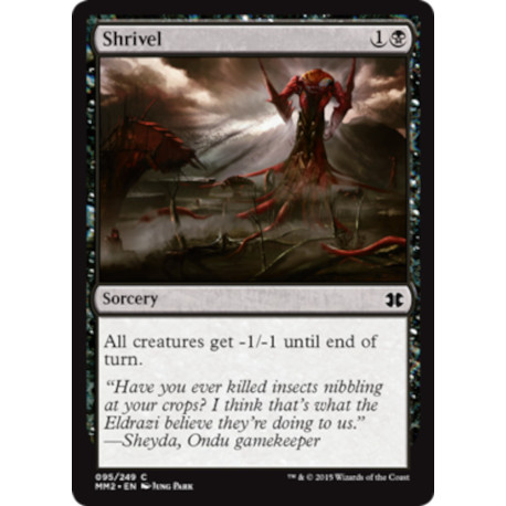 (Foil) Noire - Shrivel (C) [MM2]
