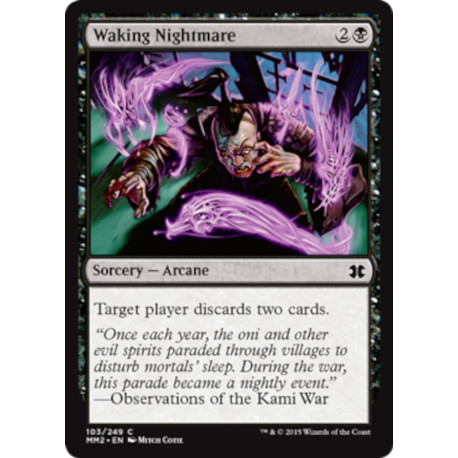 (Foil) Noire - Waking Nightmare (C) [MM2]