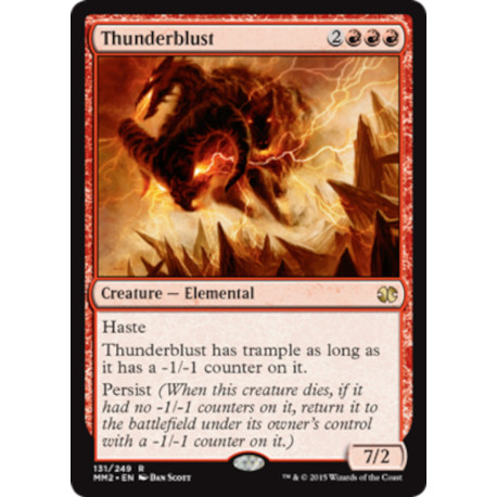 (Foil) Rouge - Thunderblust (R) [MM2]