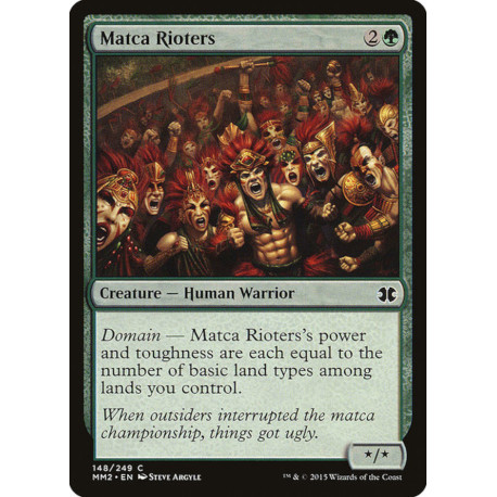 (Foil) Verte - Matca Rioters (C) [MM2]