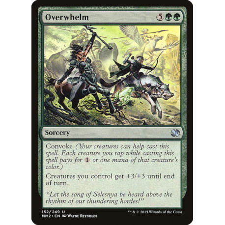 (Foil) Verte - Overwhelm (U) [MM2]