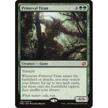 (Foil) Verte - Primeval Titan (M) [MM2]