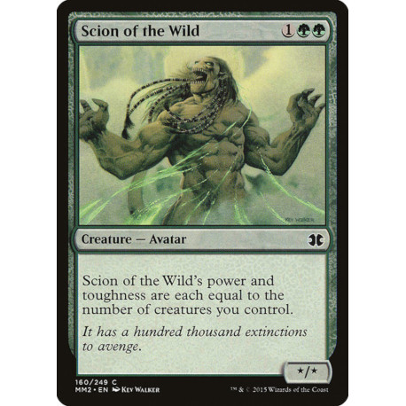 (Foil) Verte - Scion of the Wild (C) [MM2]