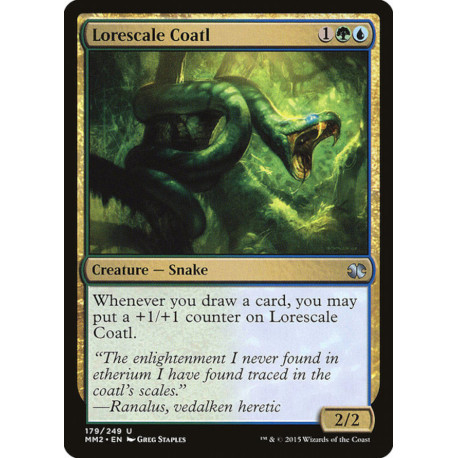 (Foil) Multicolore - Lorescale Coatl (U) [MM2]