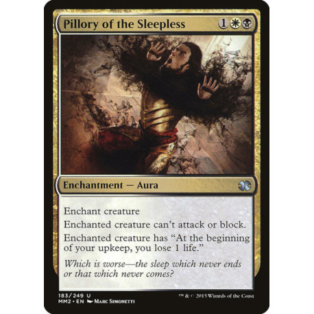 (Foil) Multicolore - Pillory of the Sleepless (U) [MM2]