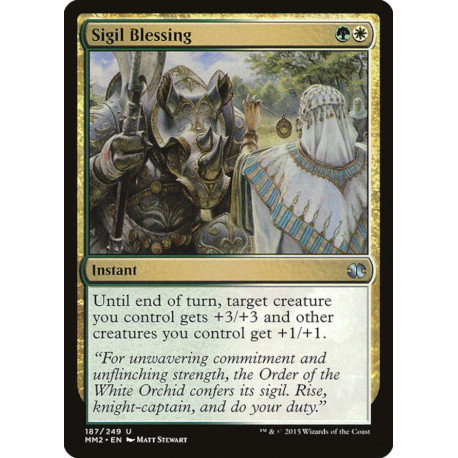 (Foil) Multicolore - Sigil Blessing (U) [MM2]