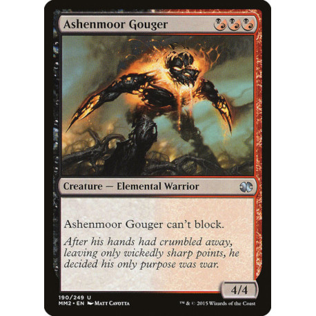 (Foil) Multicolore - Ashenmoor Gouger (U) [MM2]