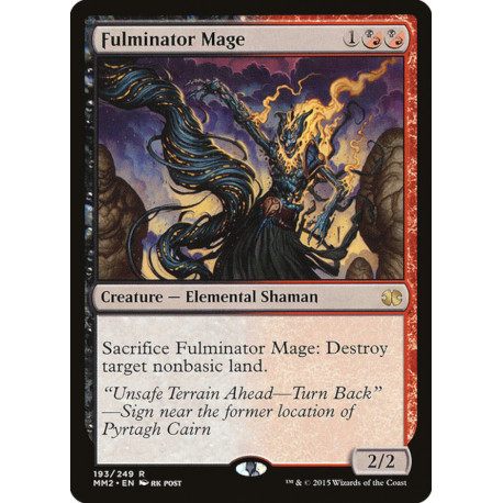(Foil) Multicolore - Fulminator Mage (R) [MM2]