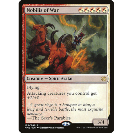 (Foil) Multicolore - Nobilis of War (R) [MM2]