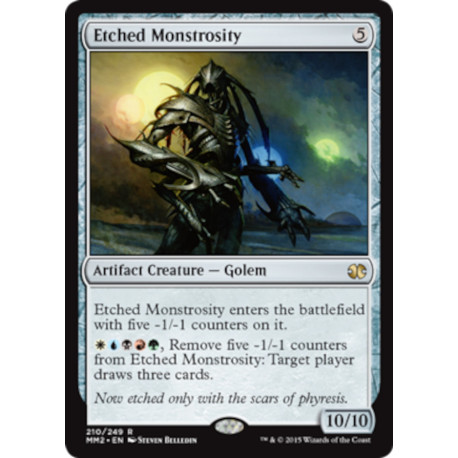 (Foil) Incolore - Etched Monstrosity (R) [MM2]