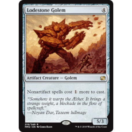 (Foil) Incolore - Lodestone Golem (R) [MM2]