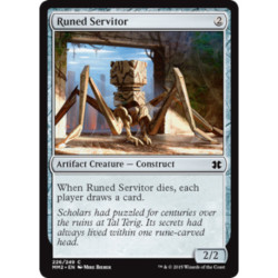 (Foil) Incolore - Runed Servitor (C) [MM2]