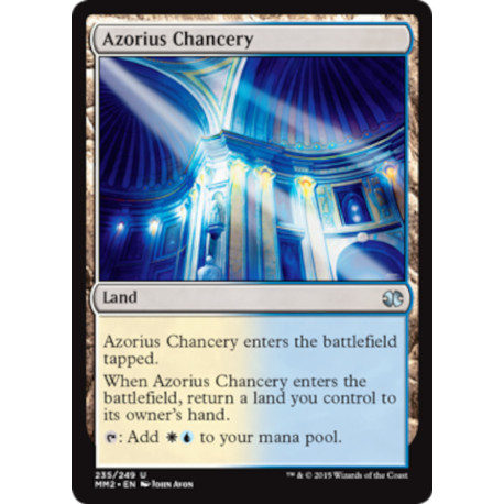 (Foil) Terrain - Azorius Chancery (U) [MM2]