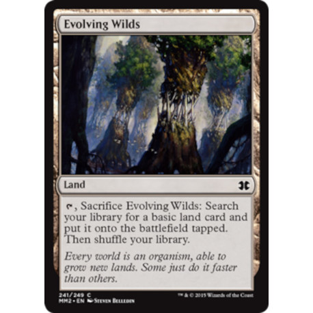 (Foil) Terrain - Evolving Wilds (C) [MM2]