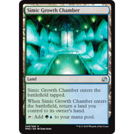 (Foil) Terrain - Simic Growth Chamber (U) [MM2]