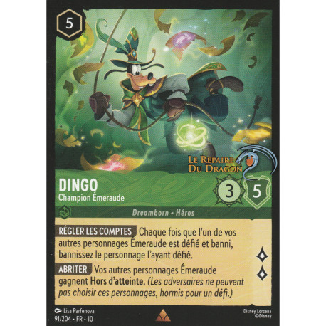 Dingo : Champion Émeraude [Lueurs dans les Profondeurs]