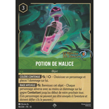 Potion de malice [Lueurs dans les Profondeurs]