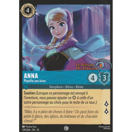 Anna : Planifie son hiver [Lueurs dans les Profondeurs]