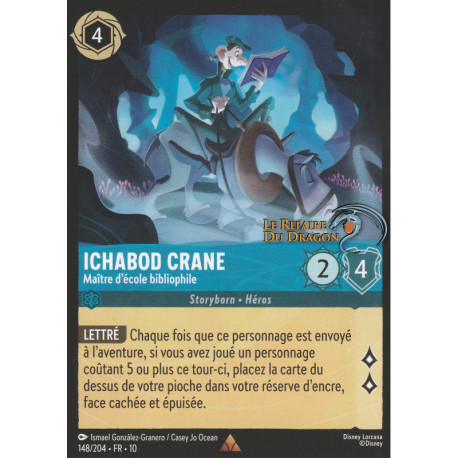 Ichabod Crane : Maître d'école bibliophile [Lueurs dans les Profondeurs]