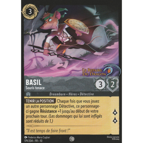 Basil : Souris tenace [Lueurs dans les Profondeurs]
