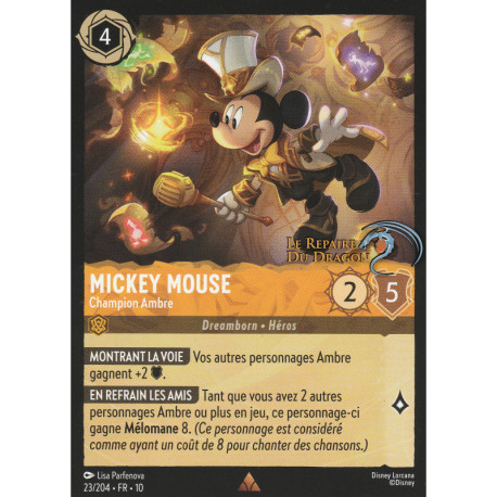 (Foil) Mickey Mouse : Champion Ambre [Lueurs dans les Profondeurs]