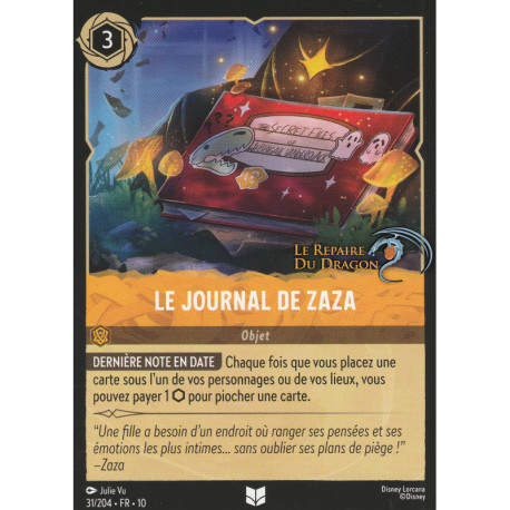 (Foil) Le journal de Zaza [Lueurs dans les Profondeurs]
