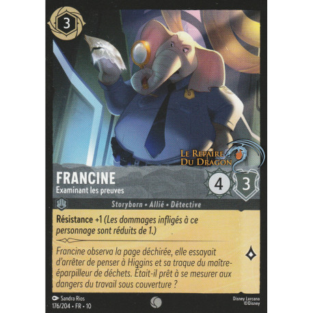 (Foil) Francine : Examinant les preuves [Lueurs dans les Profondeurs]