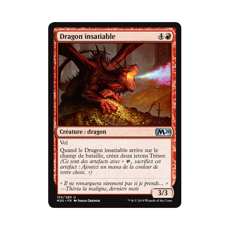 Magic The Gathering - Dragon insatiable (FOIL) [M20]