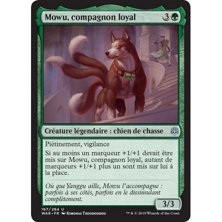 Magic The Gathering - Mowu, compagnon loyal [WAR]