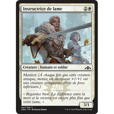 (Foil) Blanche - Instructrice de lame (C) [GRN]