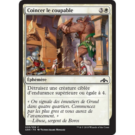 (Foil) Blanche - Coincer le coupable (C) [GRN]