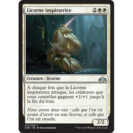 (Foil) Blanche - Licorne inspiratrice (U) [GRN]