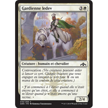 (Foil) Blanche - Gardienne ledev (C) [GRN]
