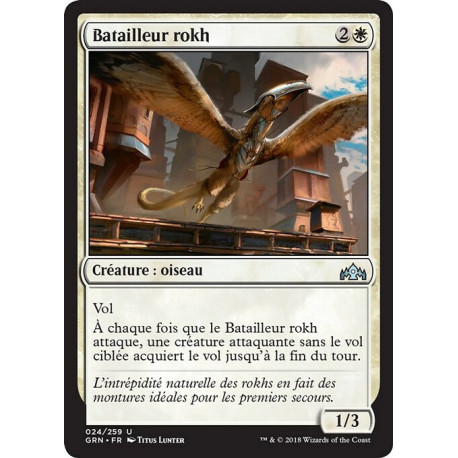 (Foil) Blanche - Batailleur rokh (U) [GRN]