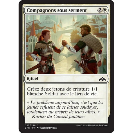 (Foil) Blanche - Compagnons sous serment (C) [GRN]
