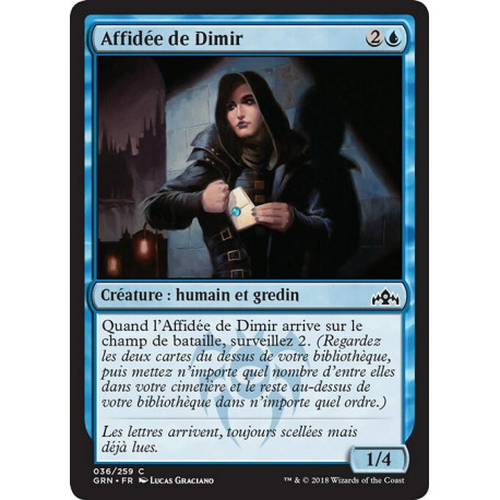 (Foil) Bleue - Affidée de Dimir (C) [GRN]