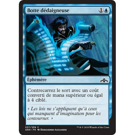 (Foil) Bleue - Botte dédaigneuse (C) [GRN]