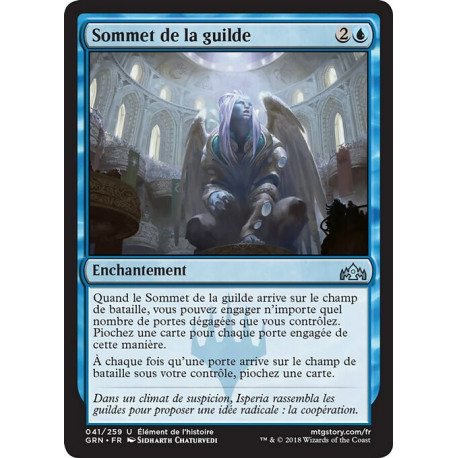 (Foil) Bleue - Sommet de la guilde (U) [GRN]