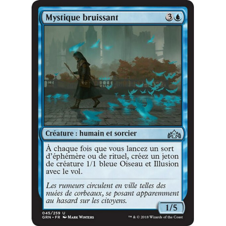 (Foil) Bleue - Mystique bruissant (U) [GRN]
