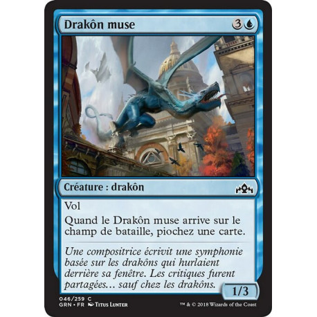 (Foil) Bleue - Drakôn muse (C) [GRN]