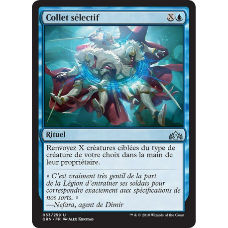 (Foil) Bleue - Collet sélectif (U) [GRN]