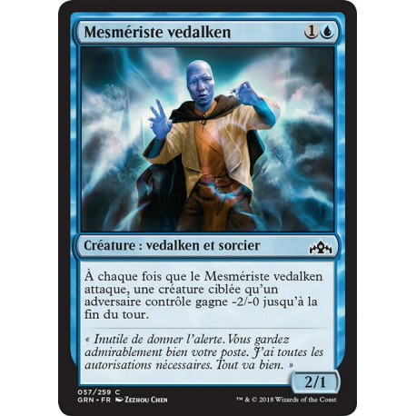 (Foil) Bleue - Mesmériste vedalken (C) [GRN]